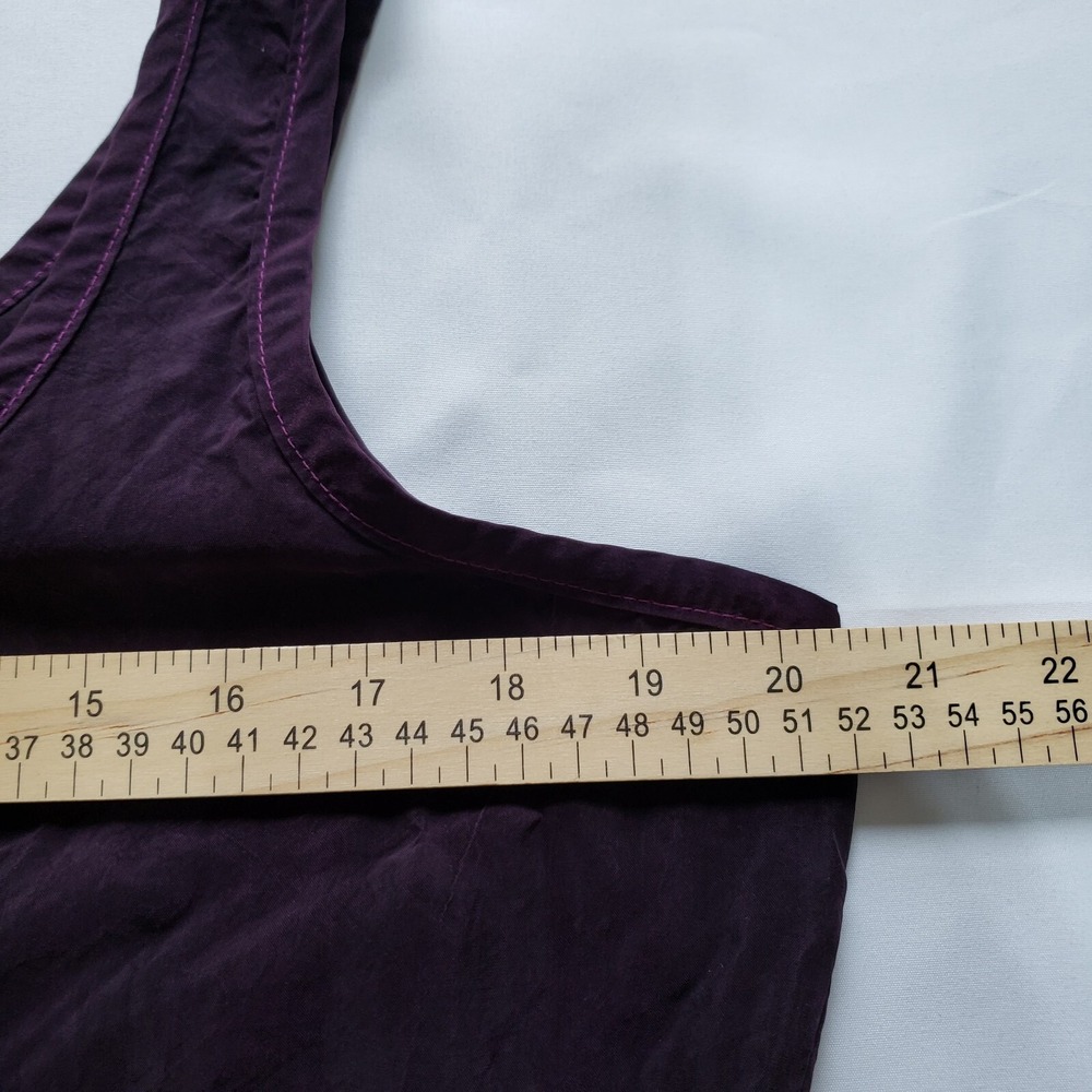 Hard Tail Forever Silk Purple Maxi Dress Sz Medium Boho Bemberg Sleeveless - Picture 5 of 11